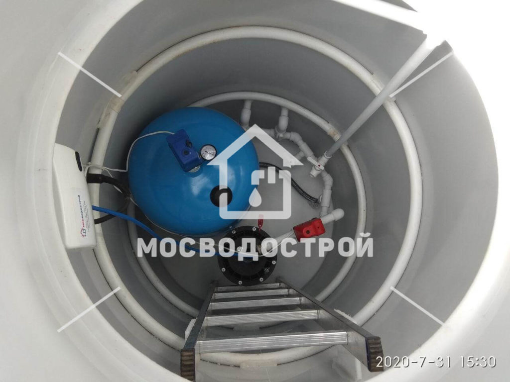 Обустройство скважины с кессоном в д. трусово (9)