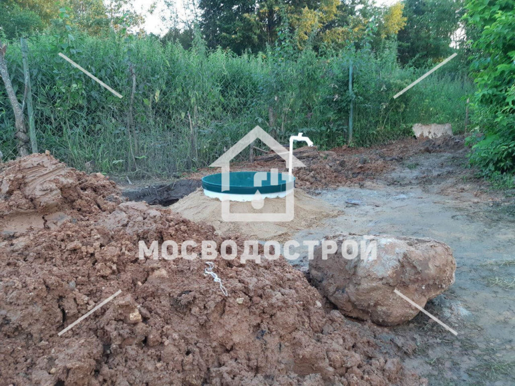 Обустройство скважины с кессоном в д. затула (37)