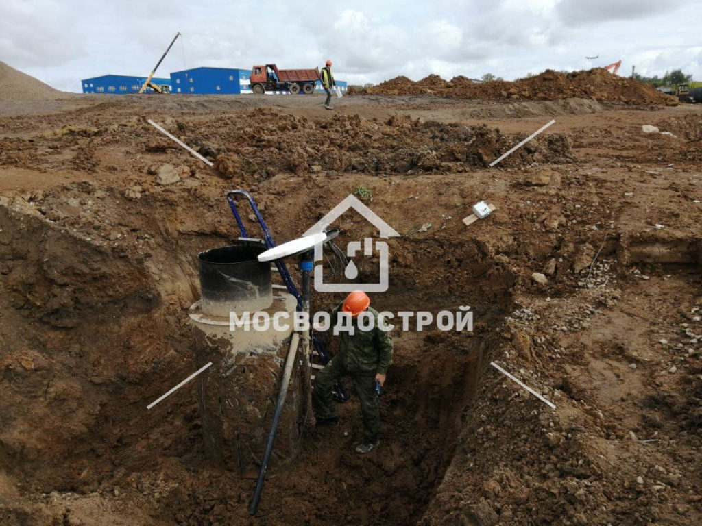 Обустройство скважины с кессоном в г. химки