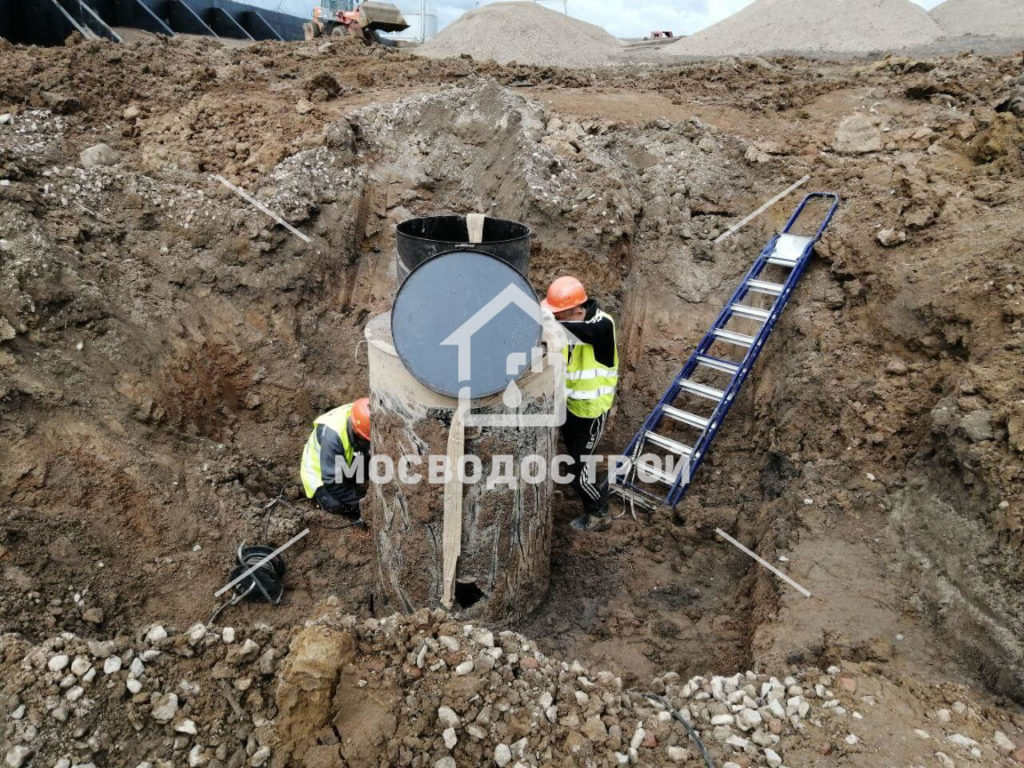 Обустройство скважины с кессоном в г. химки (8)