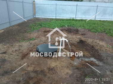 Скважина с кессоном в дп радужный