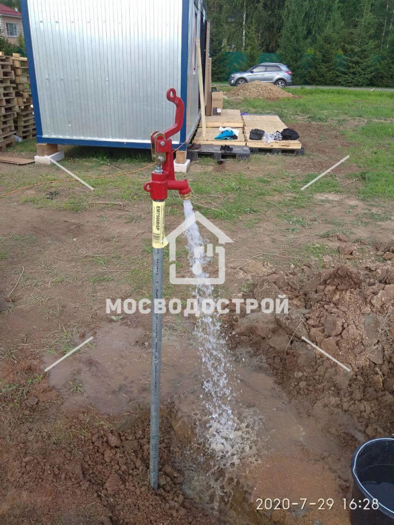 Скважина с кессоном в д. акиньшино (10)