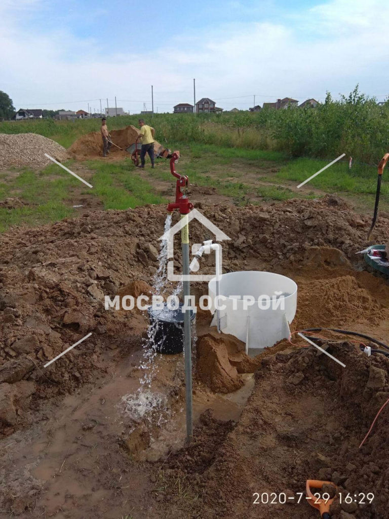 Скважина с кессоном в д. акиньшино (13)