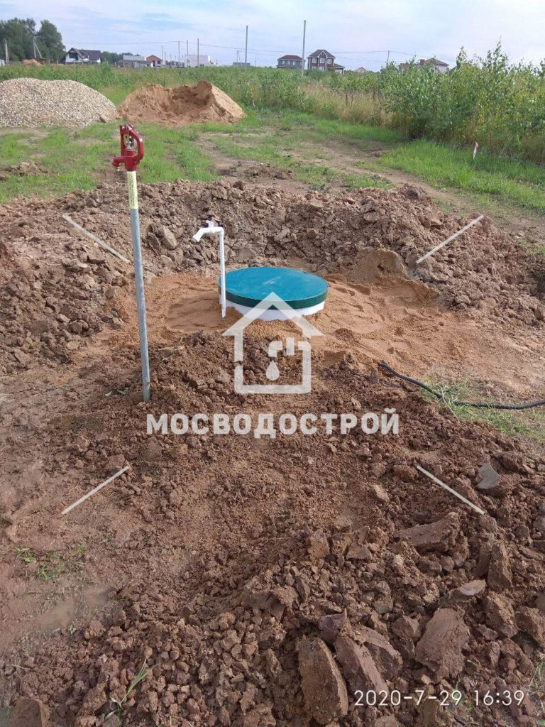 Скважина с кессоном в д. акиньшино (15)