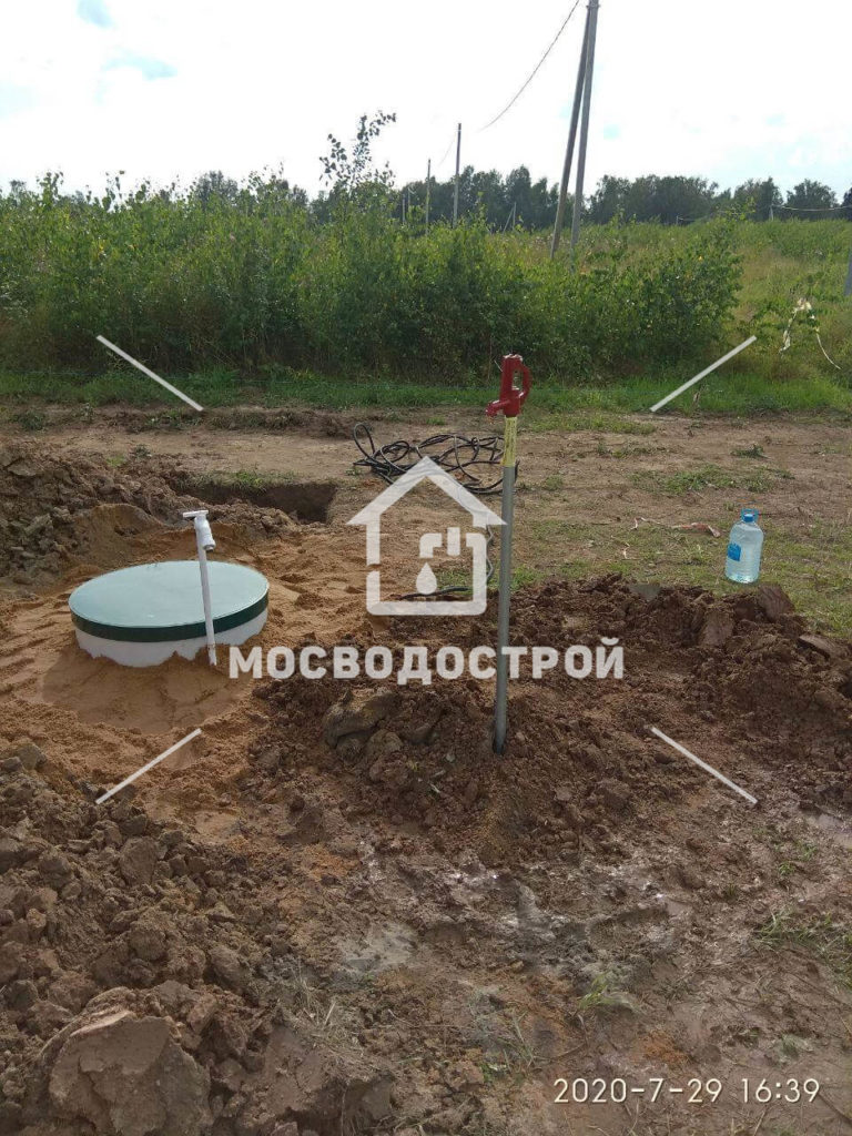 Скважина с кессоном в д. акиньшино (2)