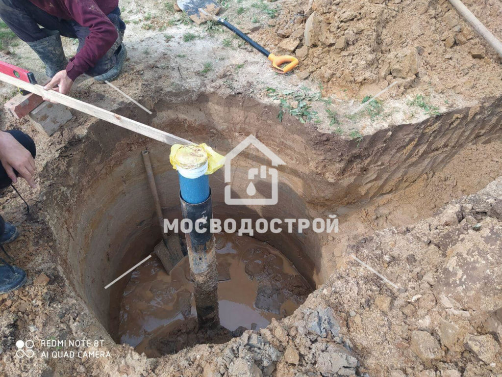 Скважина с кессоном в д. брыньково (16)