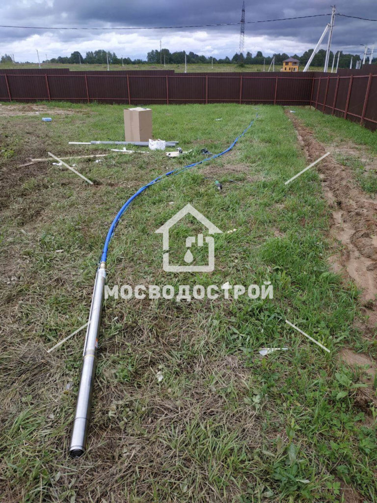 Скважина с кессоном в д. леоново (4)