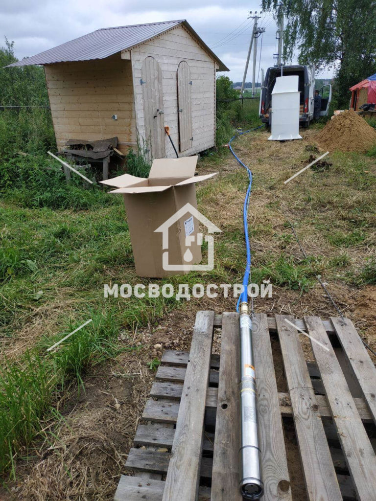 Скважина с кессоном в д. матюшино (7)