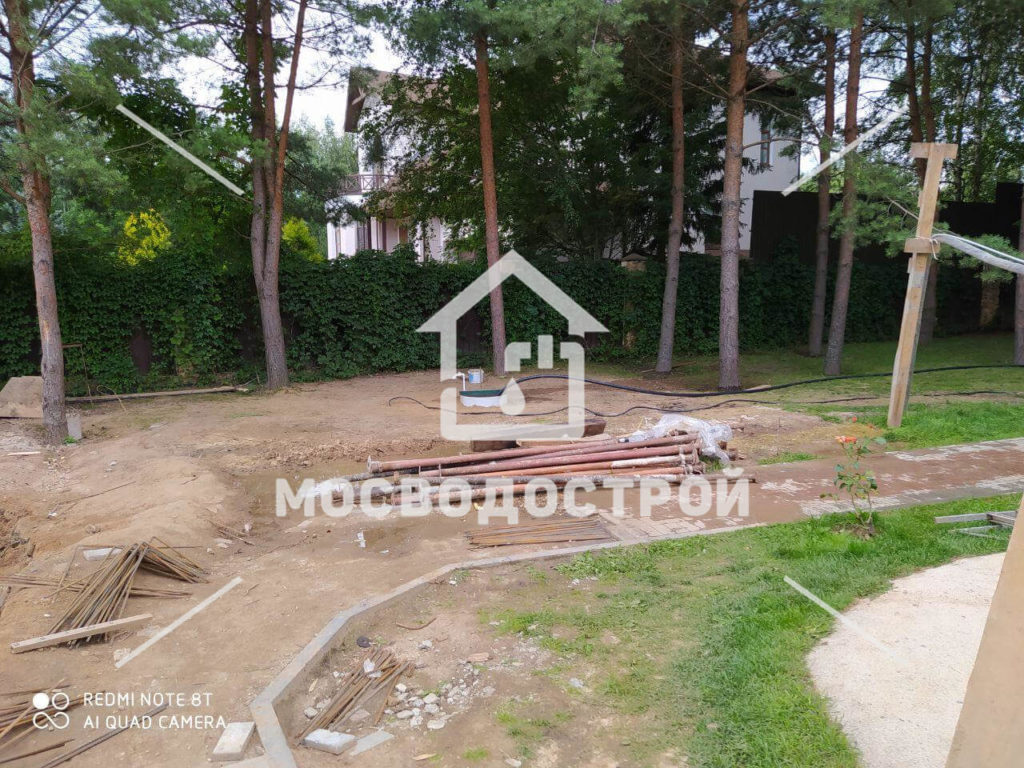Скважина с кессоном в д. пестово