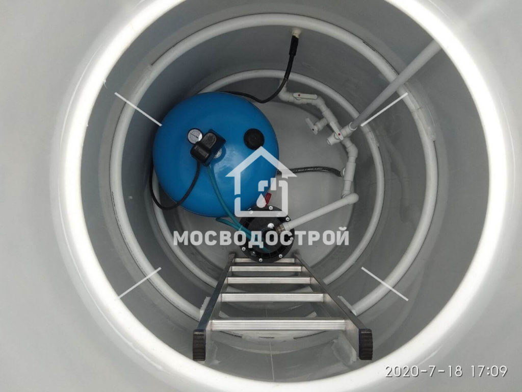 Скважина с кессоном в д. серково (2)