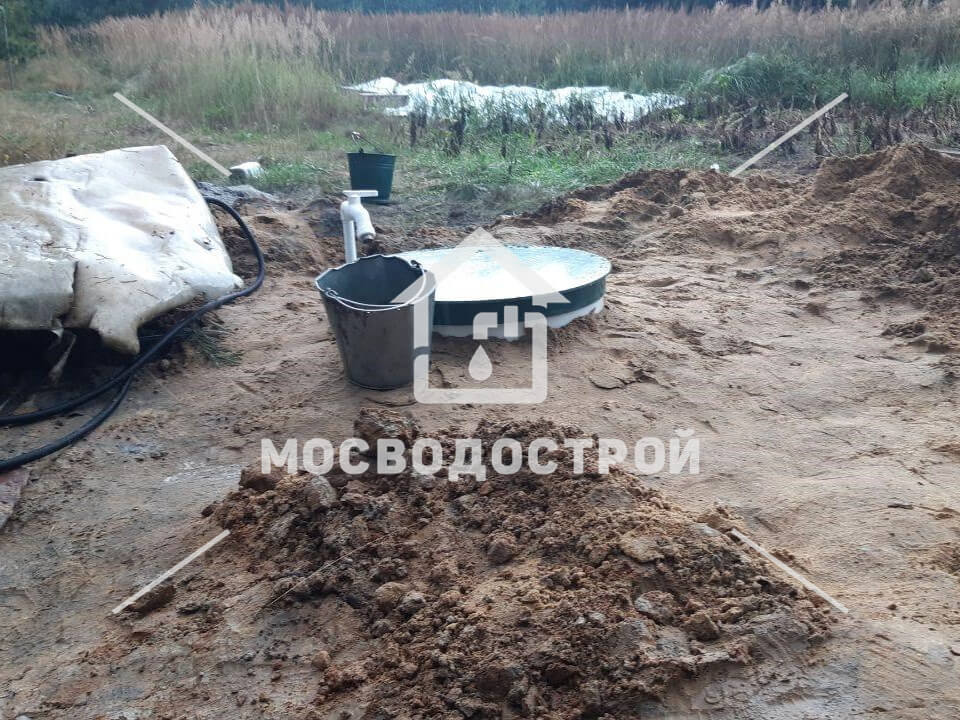 Скважина с кессоном в д. спирино (13)