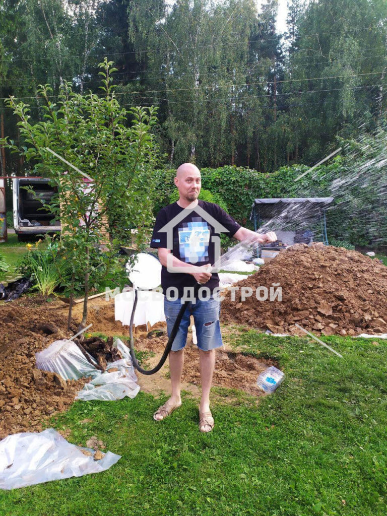 Скважина с кессоном в п. крекшино (3)