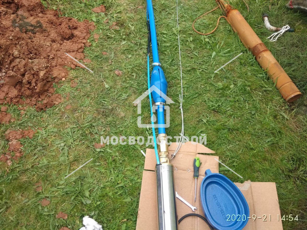 Обустройство скважины с адаптером и разводка по дому в д. паньково (20)
