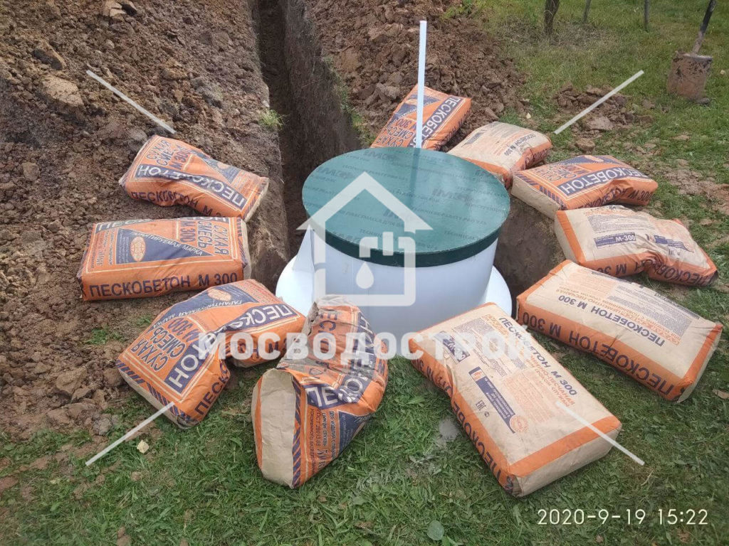 Обустройство скважины с кессоном и разводка по дому в снт родничок (14)
