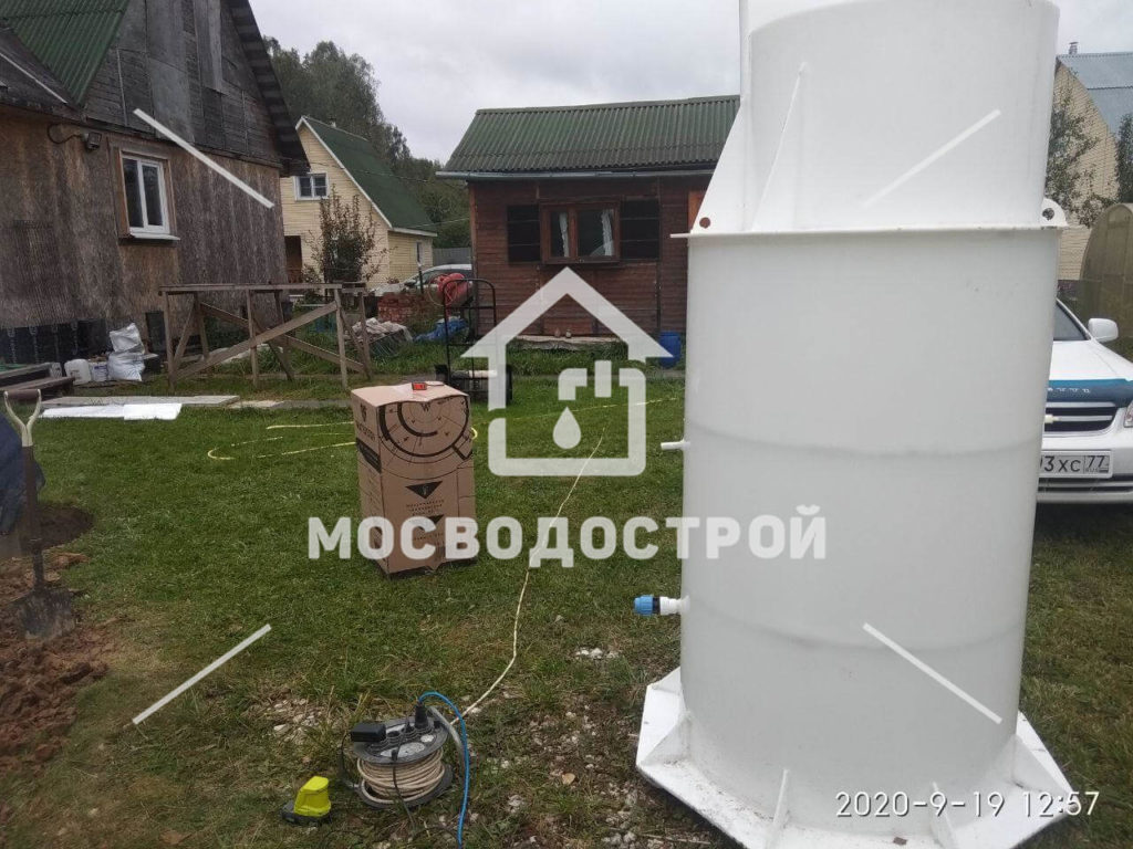 Обустройство скважины с кессоном и разводка по дому в снт родничок (17)