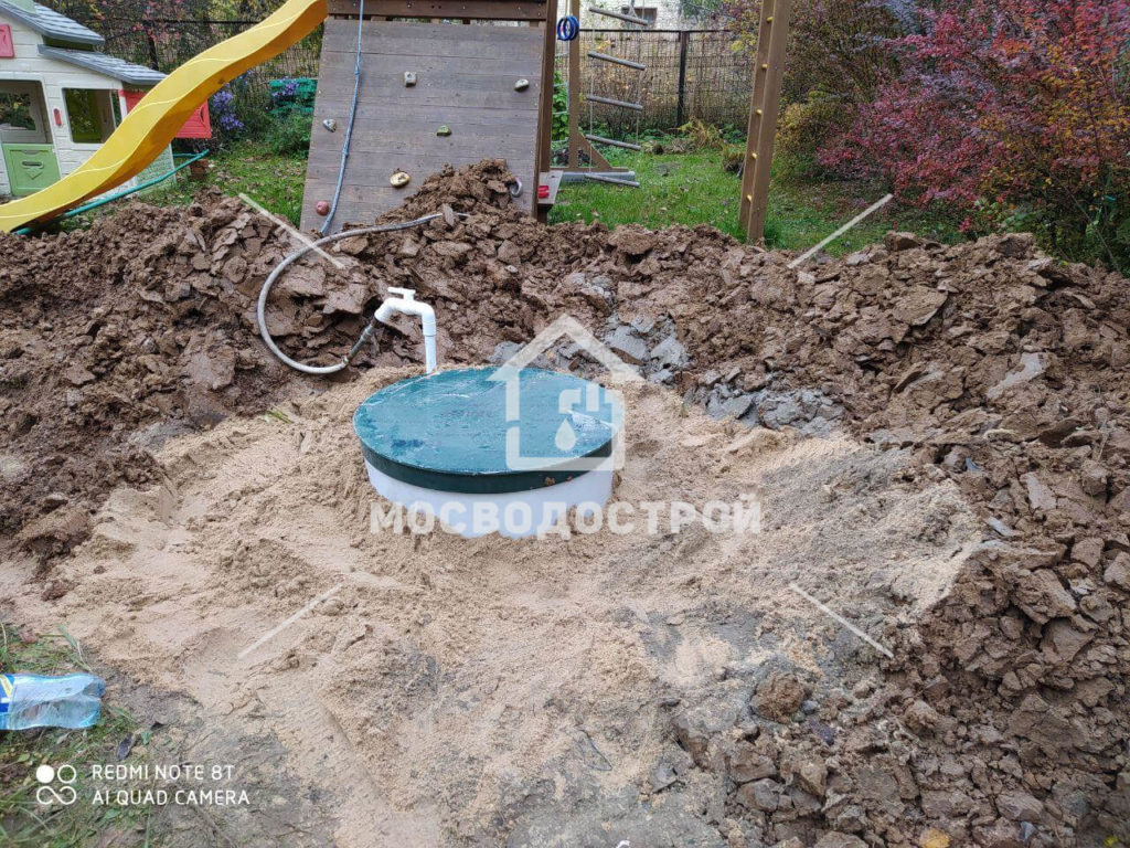 Обустройство скважины с кессоном в снт квант