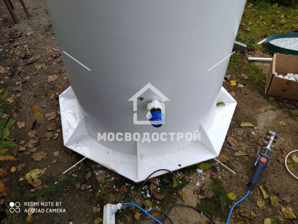 Обустройство скважины с кессоном в снт квант (25)