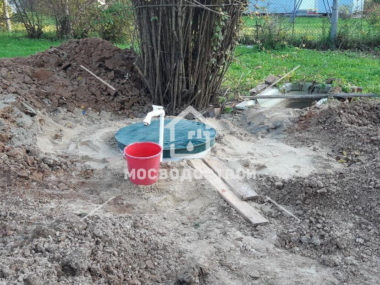 Обустройство скважины с кессоном в ст васильки (18)