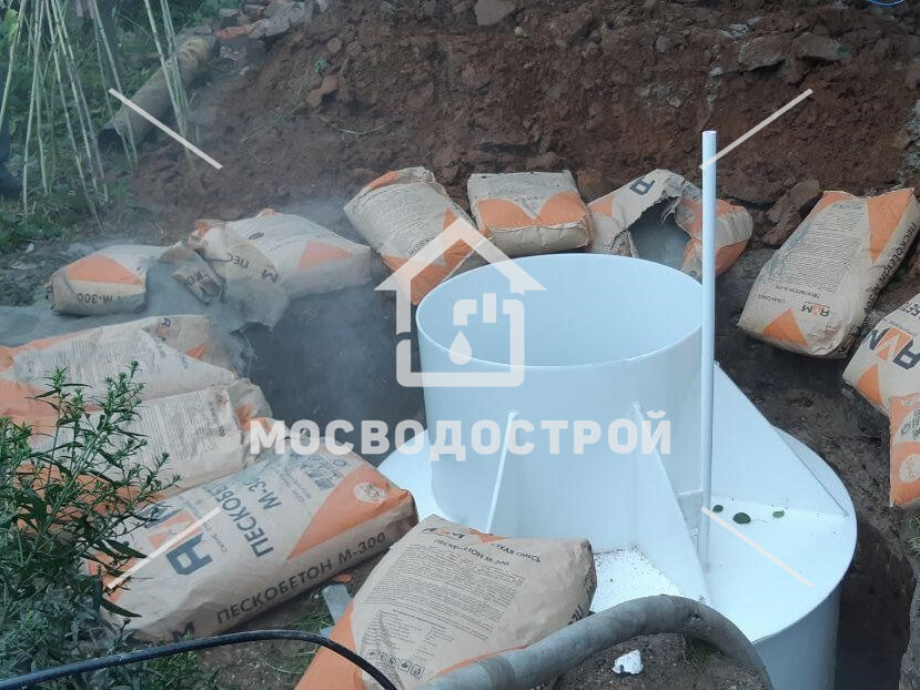 Обустройство скважины с кессоном в д. барыбино (13)