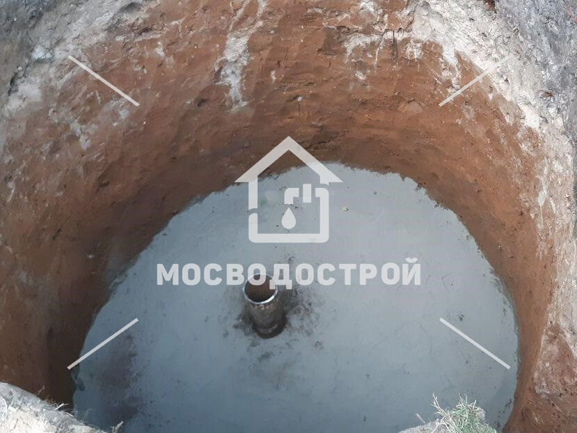 Обустройство скважины с кессоном в д. барыбино (14)