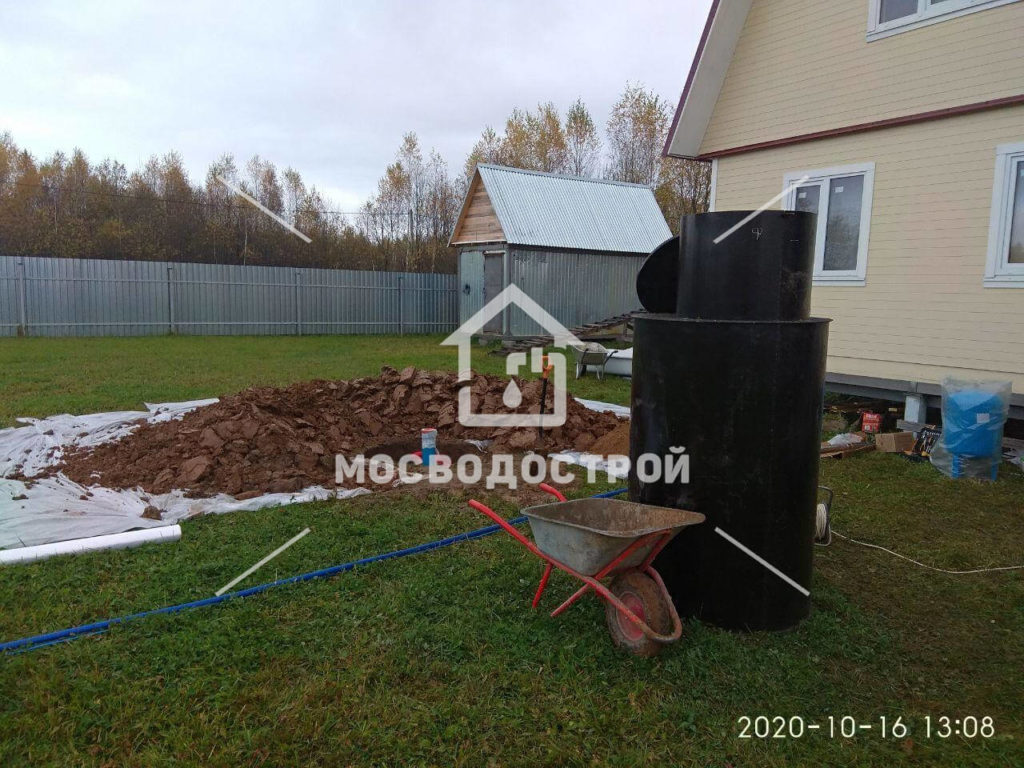 Обустройство скважины с кессоном в д. новинки (9)