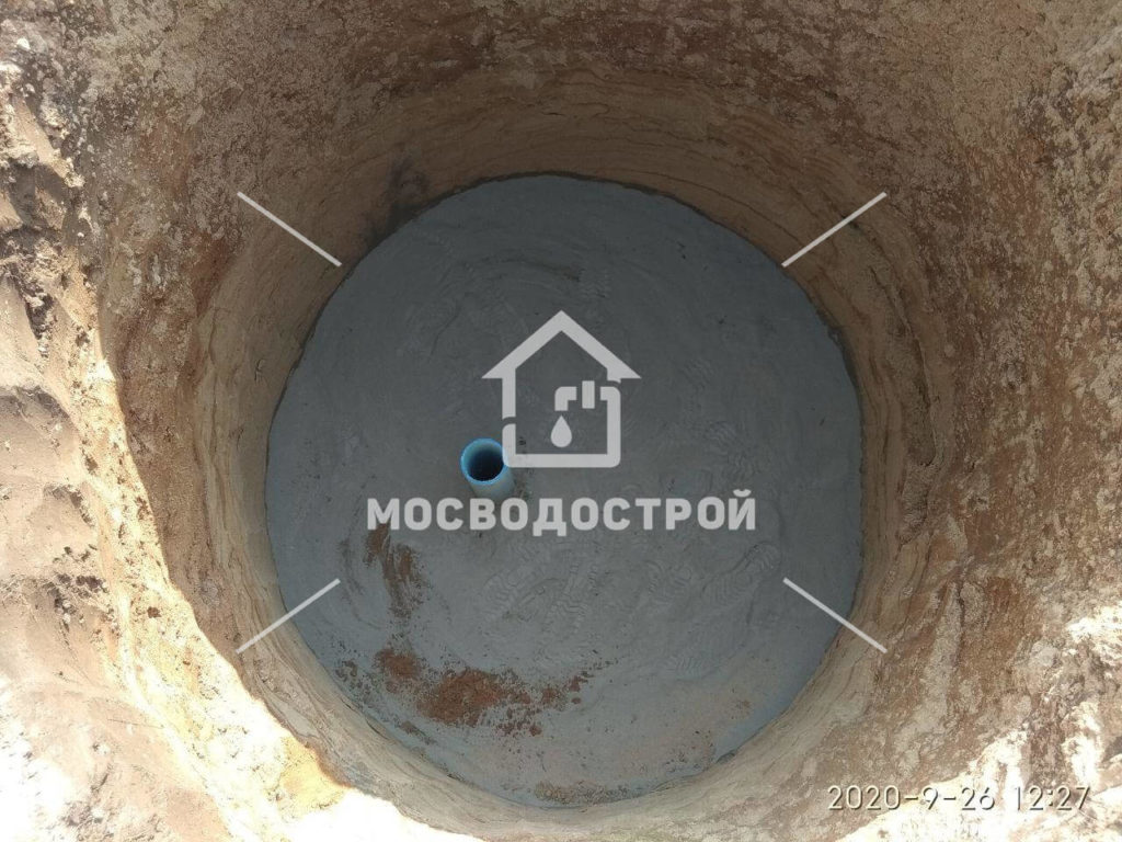 Обустройство скважины с кессоном в д. здехово (5)