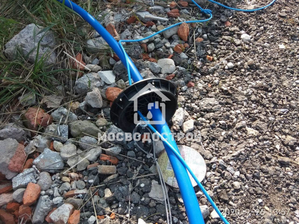 Обустройство скважины с кессоном в д. здехово (8)