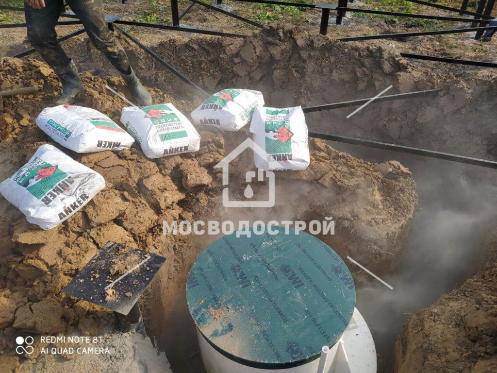 Обустройство скважины с кессоном в пос. щаповское (11)