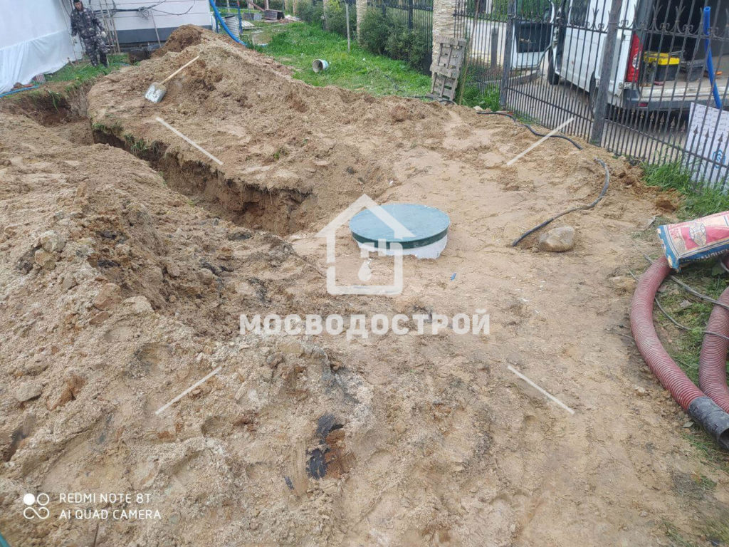 Скважина с кессоном в кп ренессанс парк
