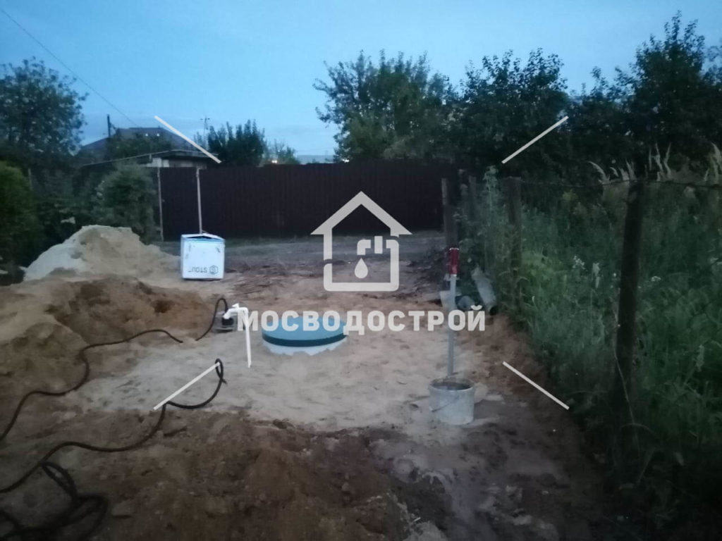 Скважина с кессоном в снт быково