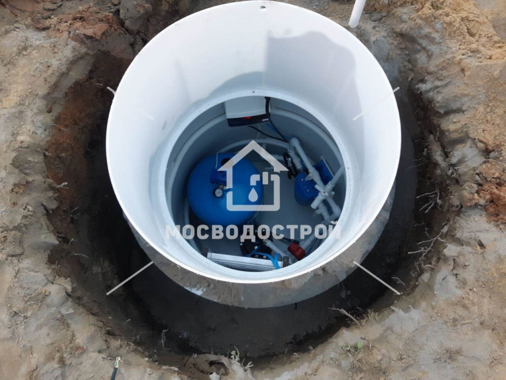 Скважина с кессоном в снт лесная поляна 66 (9)