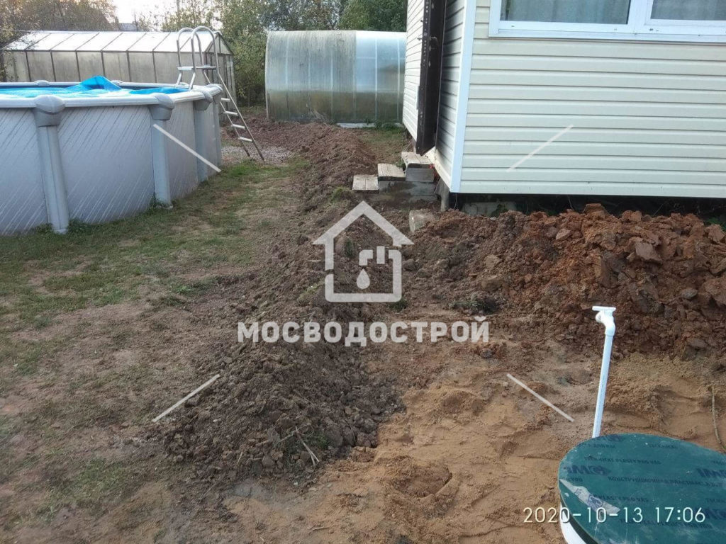 Скважина с кессоном в снт поляна (16)