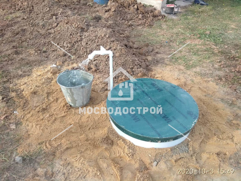 Скважина с кессоном в спк могутово 4