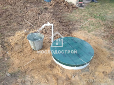 Скважина с кессоном в спк могутово 4