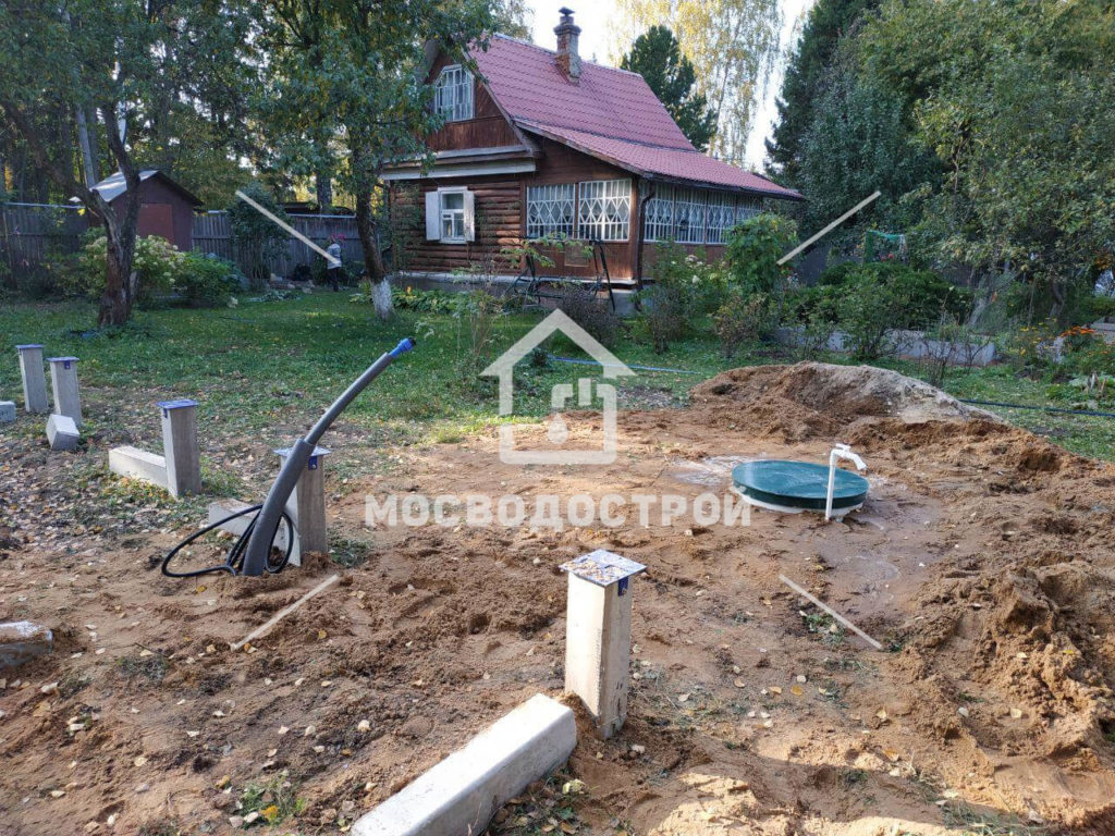 Скважина с кессоном в д. байбаки