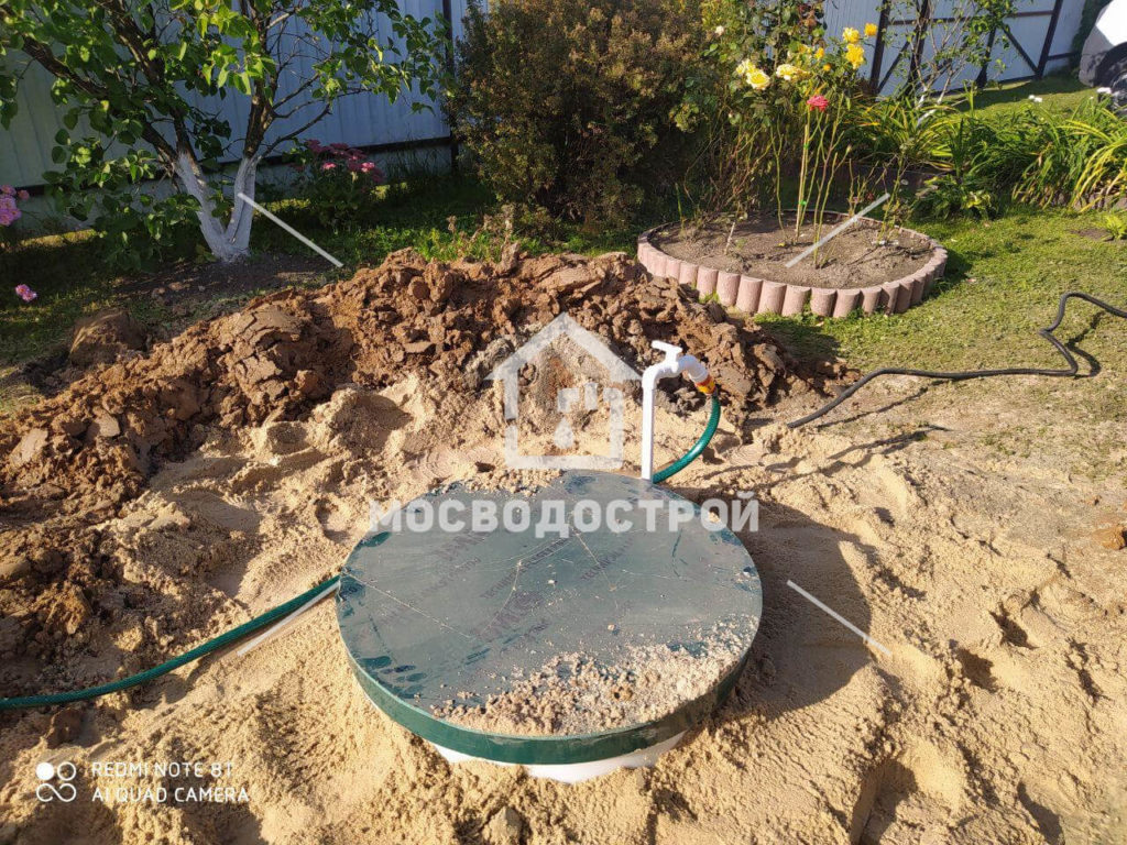 Скважина с кессоном в д. еськино