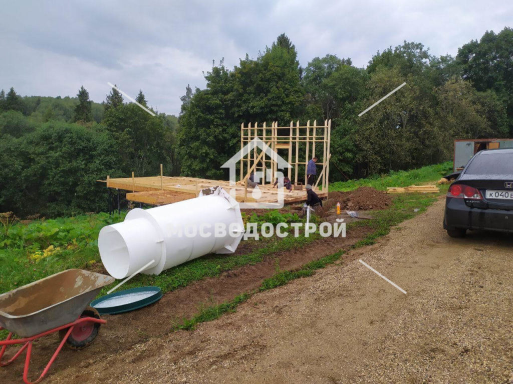 Скважина с кессоном в д. горки (14)