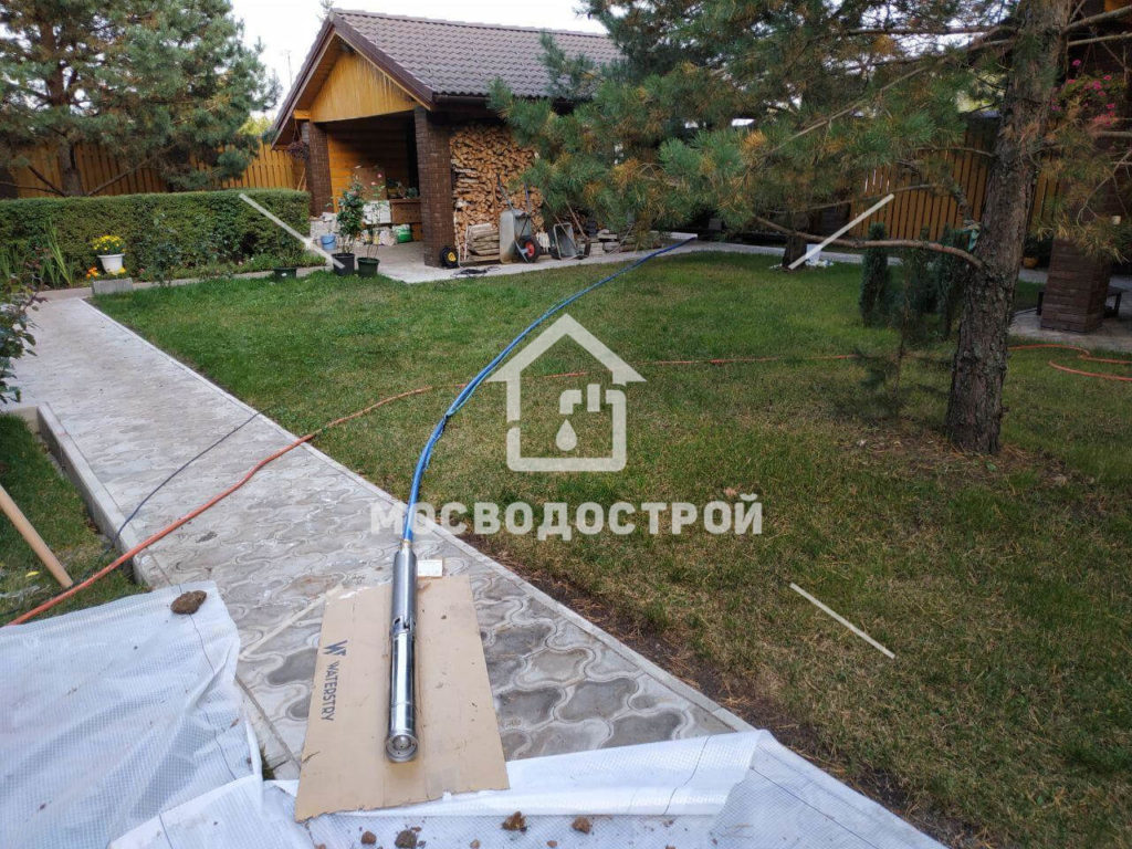 Скважина с кессоном в д. говорово (17)