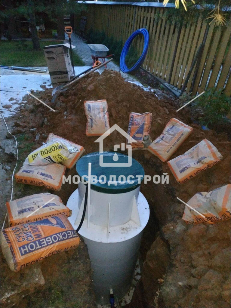 Скважина с кессоном в д. говорово (6)