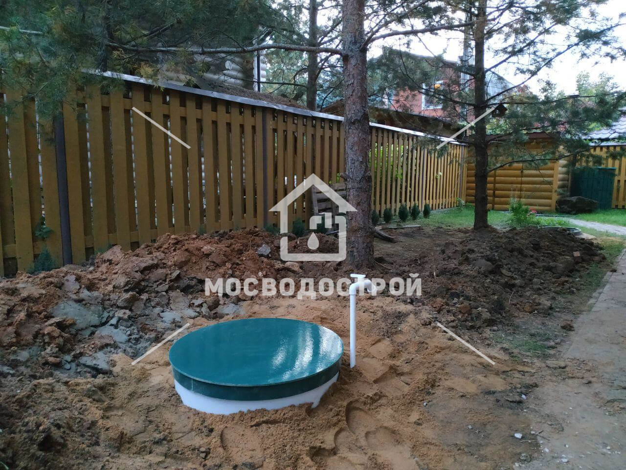 Скважина с кессоном в д. говорово