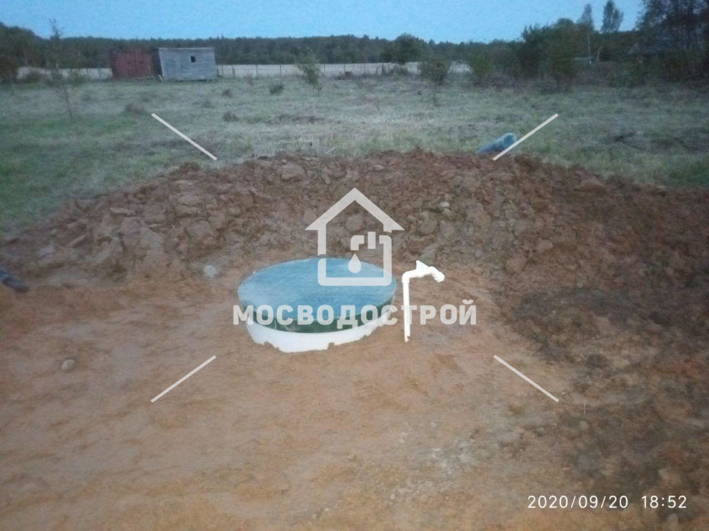 Скважина с кессоном в д. лукьянцево