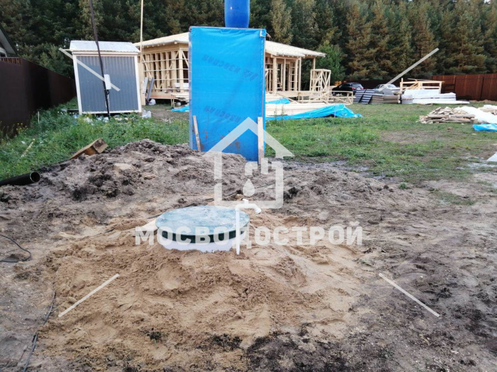 Скважина с кессоном в д. назарьево (16)