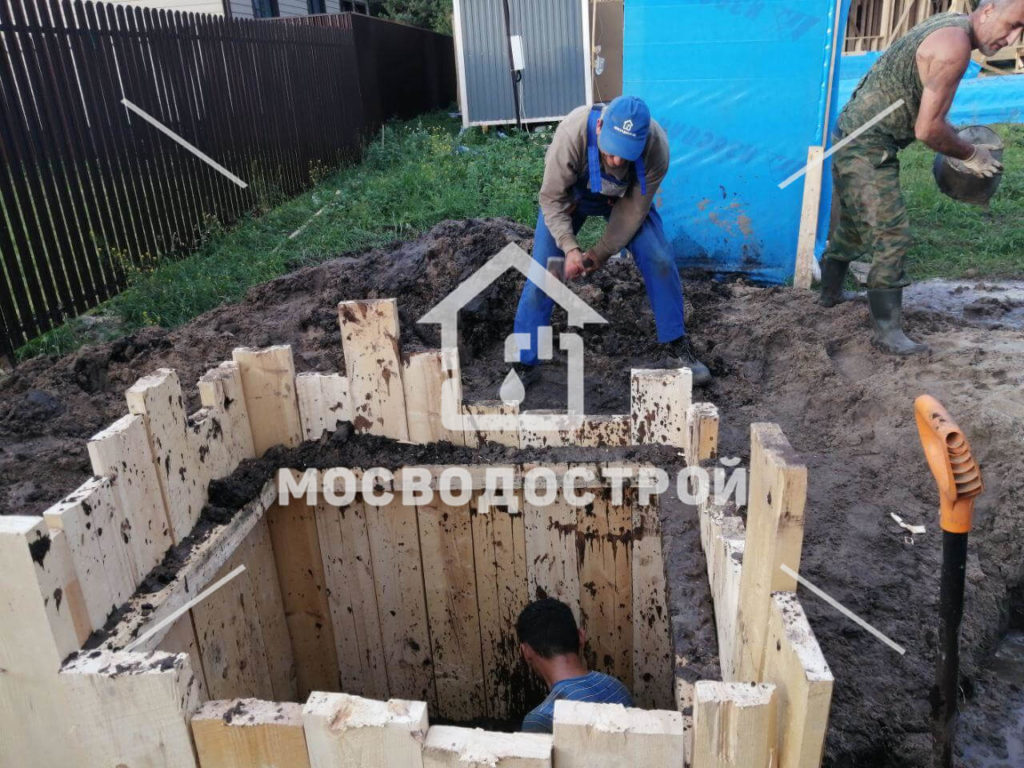 Скважина с кессоном в д. назарьево (22)