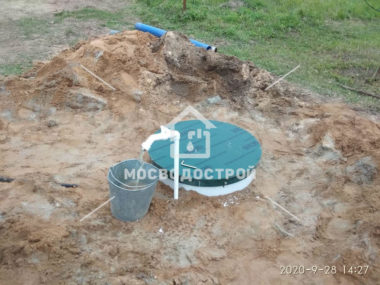 Скважина с кессоном в д. орловка
