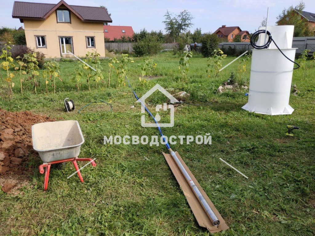 Скважина с кессоном в д. пучково (11)