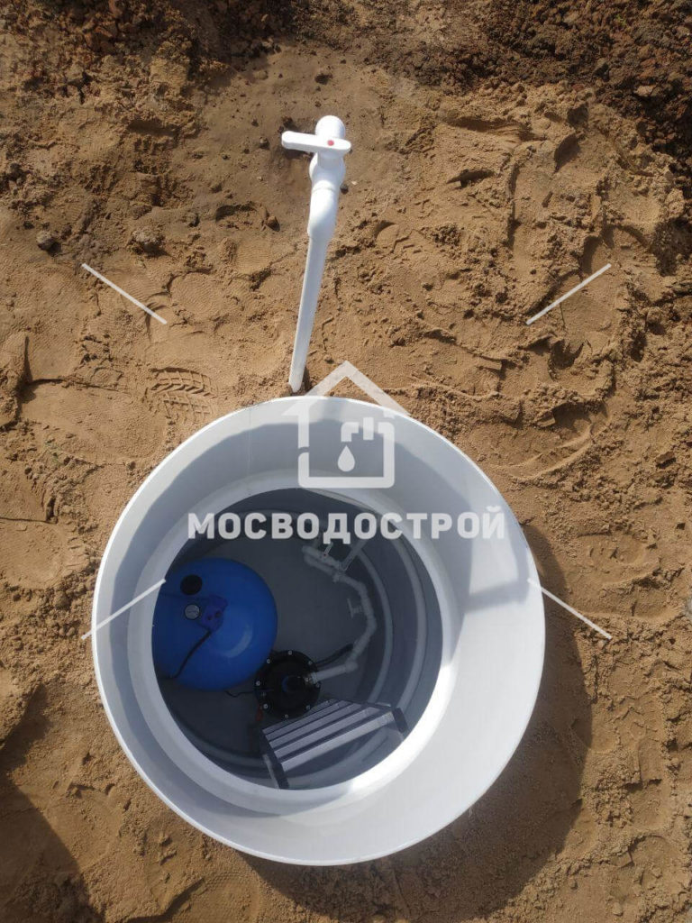 Скважина с кессоном в д. пучково (8)
