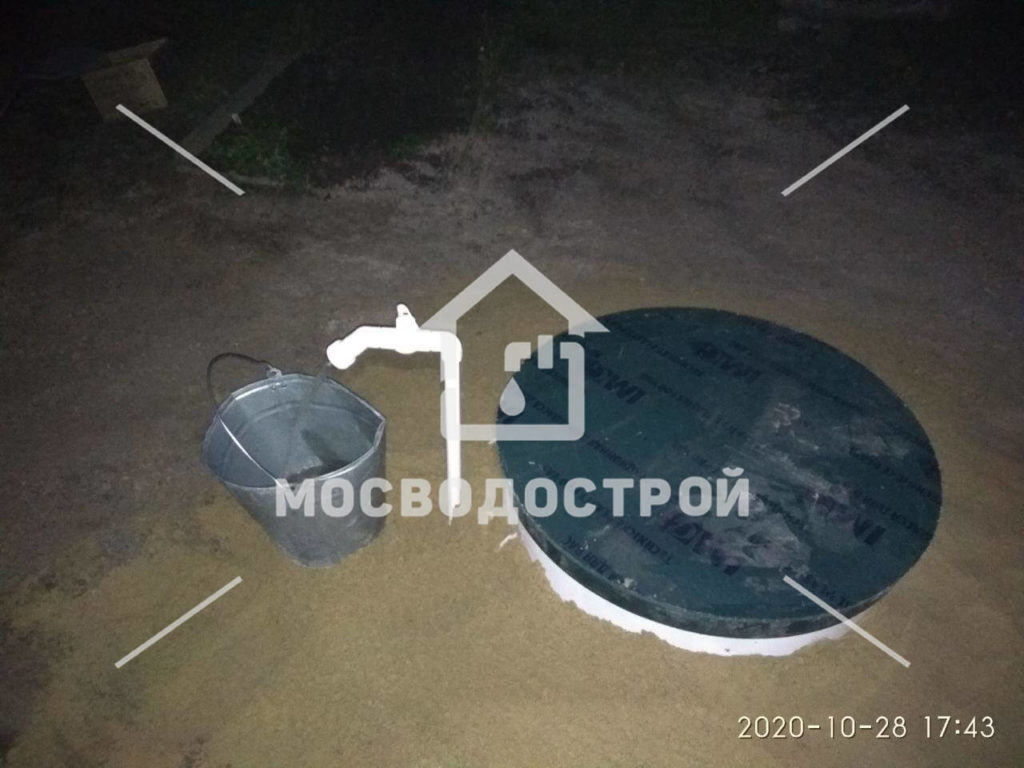 Обустройство скважины с кессоном в д. верейкино