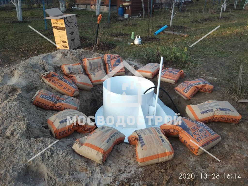 Обустройство скважины с кессоном в д. верейкино (6)