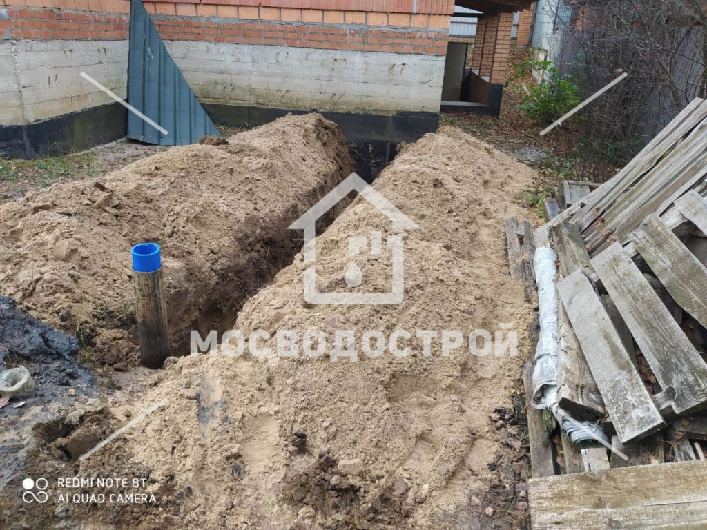 Скважина с адаптером и автономная канализация в снт нива (16)