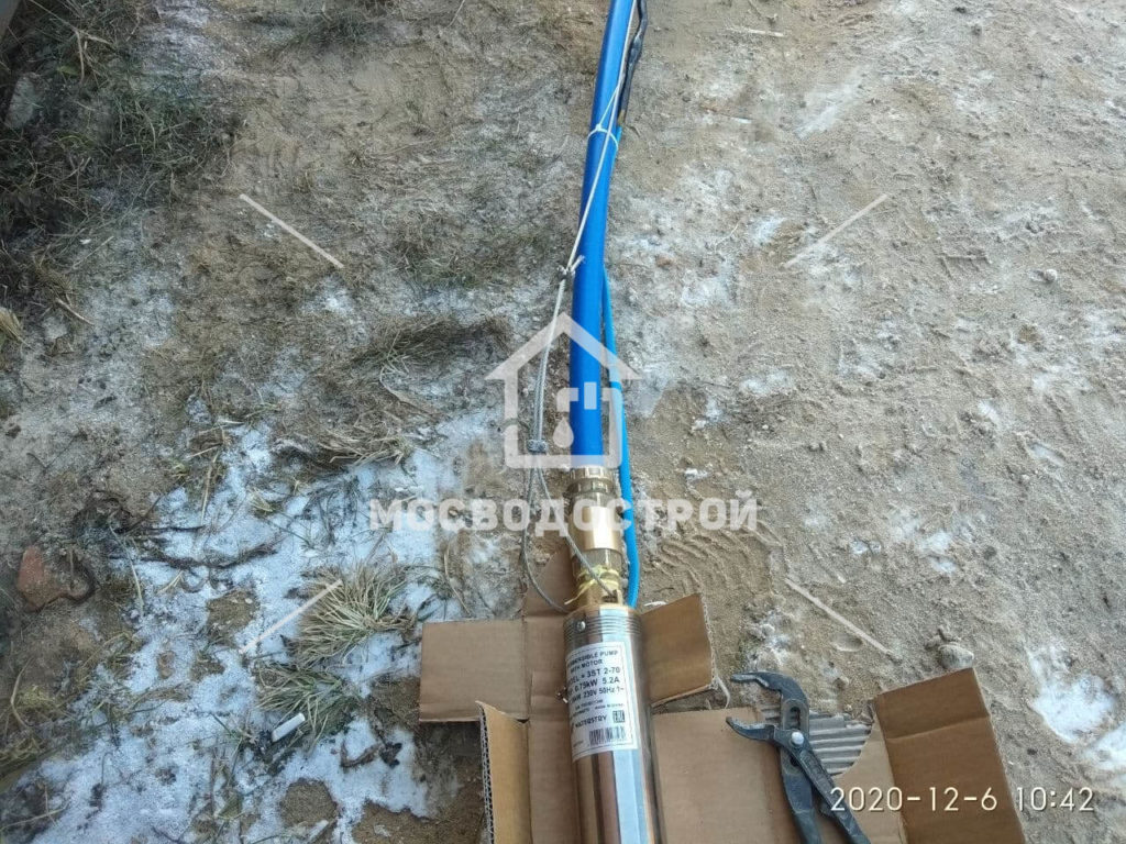 Скважина с кессоном и разводка по дому в снт вишенка (28)